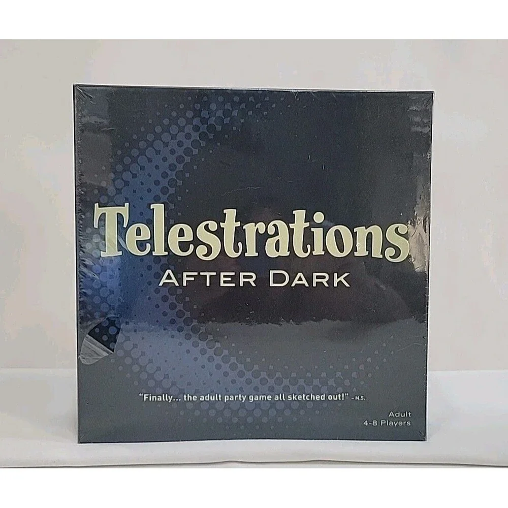 Telestrations Twist After Dark Game Adult Party Board Game Sealed New 4-8 Age